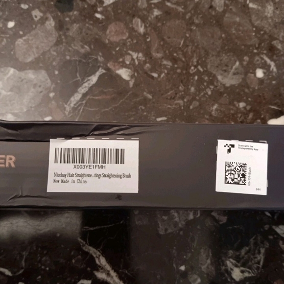 Black Gold Hair Straightener Brush NWB - Picture 3 of 5